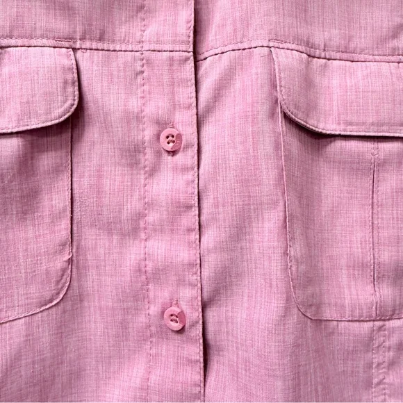 Magellan Pink Fishing Shirt 1X Classic Fit Button Outdoor Top - Picture 3 of 8